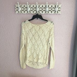 Cream Knitted Sweater